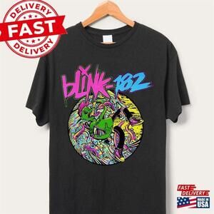 Retro Blink 182 Shirt Art Unisex